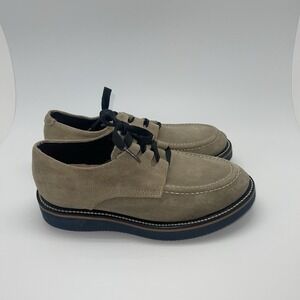 Two Thousand Never Shoes Mens‎ 8 Womens 9 Oxfords Genuine Leather Handmade Brown